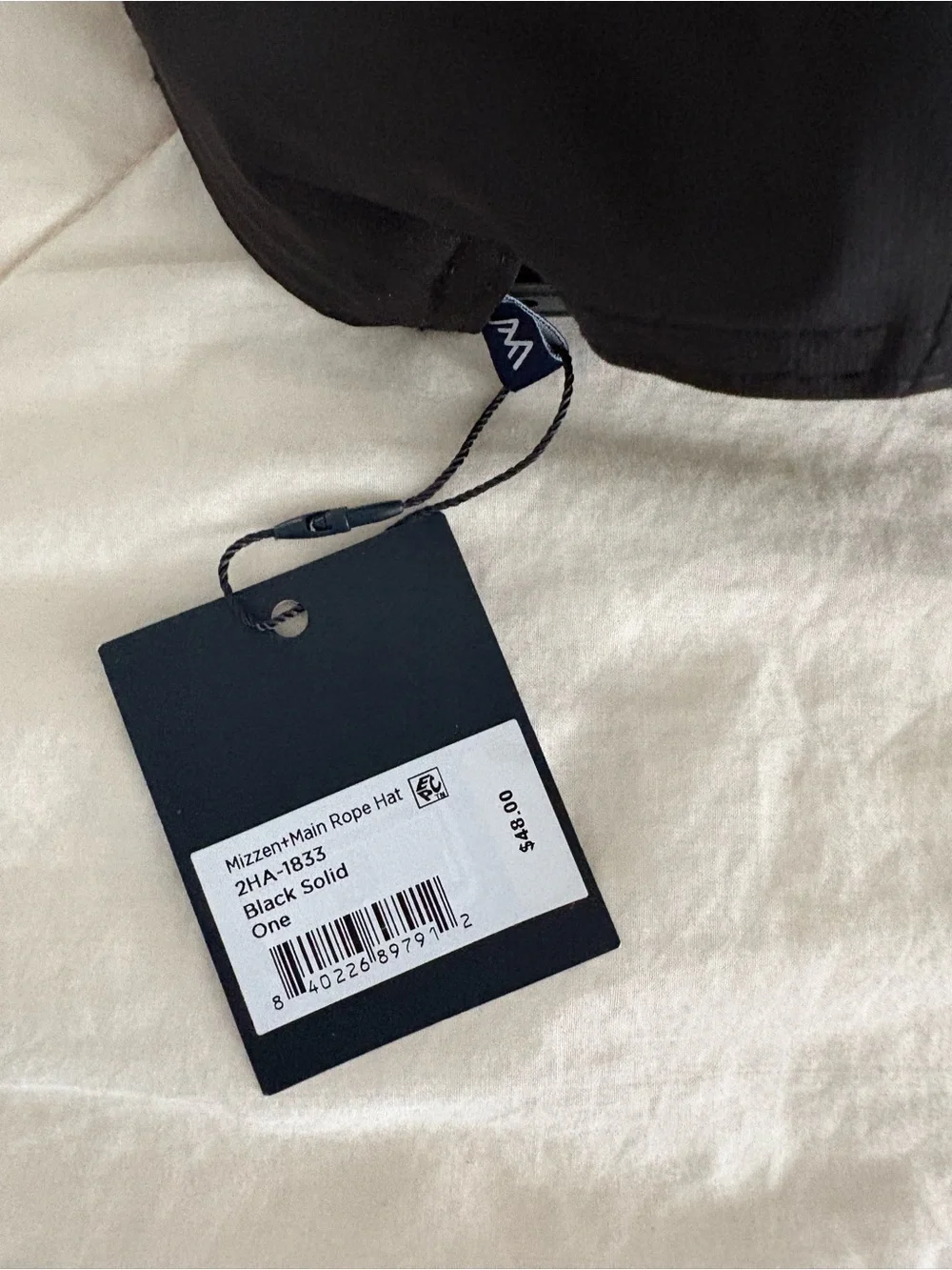Black Mizzen + Main Rope performance Hat